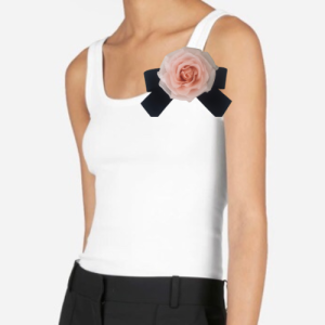 Tanks classic bow brooch