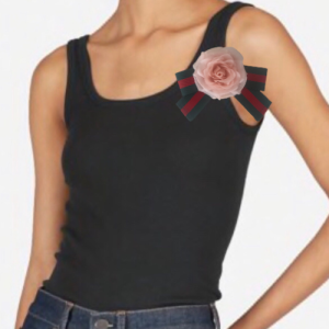 Tanks classic bow brooch